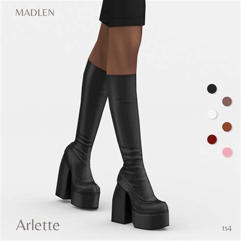 Madlensims Arlette Boots Short Under The Knee Emily Cc Finds