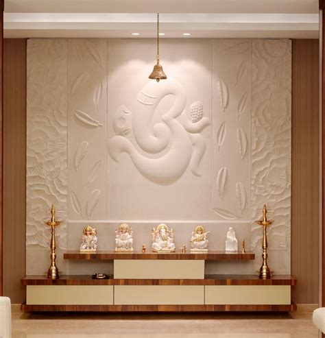 Interior Design For Pooja Room Wall Units Indian Pooja