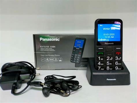 Telefon Dla Seniora Panasonic Kx Tu155 Komplet 11584154184