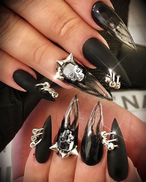 Pin By Nailbar On Nails Gothic Nail Art Gothic Nails Goth Nails