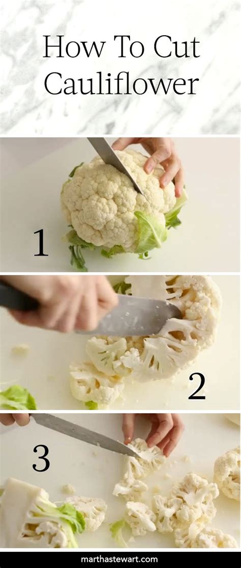 How To Cut Cauliflower Video Learn How To Cut A Head Of Cauliflower