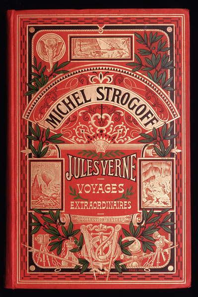 Cover Of Jules Vernes Book Michel Strogoff Ed Hetzel