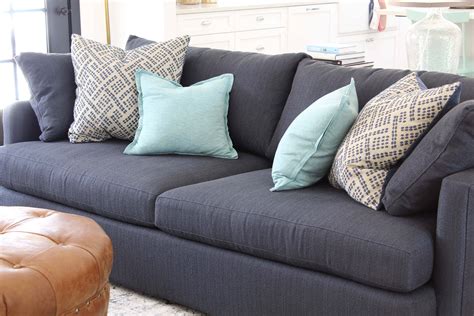 Our Crate And Barrel Lounge Ii Sofa Review A Nod To Navy