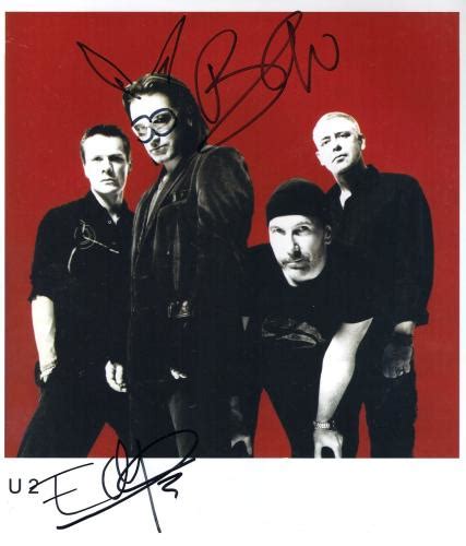 Autographed Music Photos U2 Limited Edition Print 1
