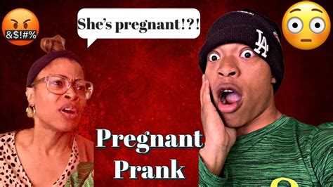 I Told My Mom My Girlfriend Is Pregnant Prank Youtube