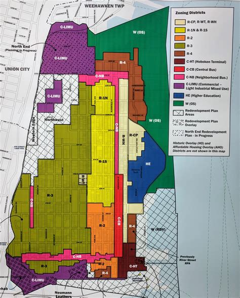 Hoboken Masterplan And Zoning Map Preview Draft Current To 5242018