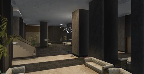 Mlo Paid High Luxury Modern Apartments Build Lobby Garage