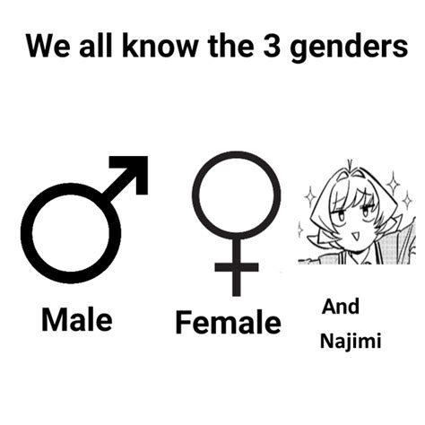 Im Najimi Ah Yes The Three Genders Know Your Meme