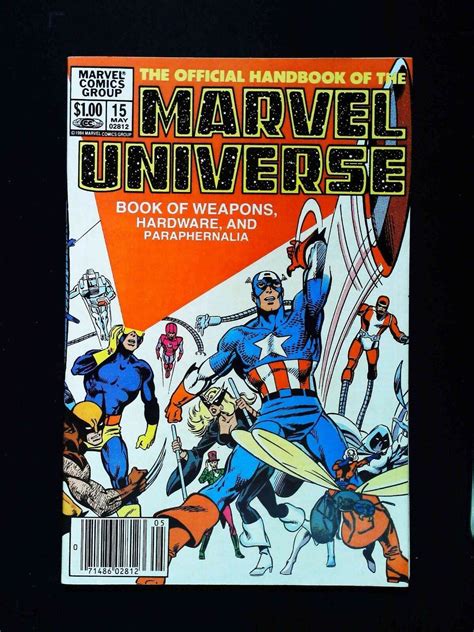 Official Handbook Of The Marvel Universe 15 Marvel Comics 1984 Vfnm