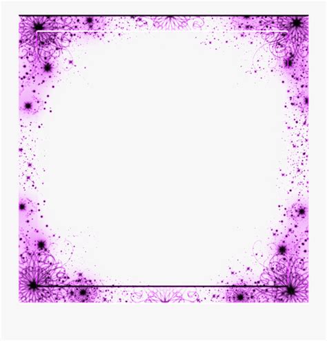 Transparent Sparkle Border Png Violet Borders And Frames