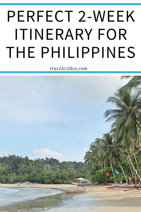 Perfect 2 Week Itinerary Philippines With Images