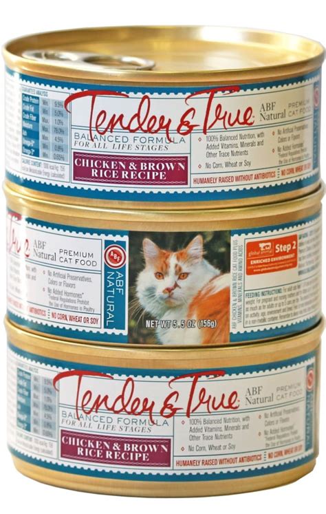 Tender And True Antibiotic Free Chicken And Brown Rice Recipe Canned Cat