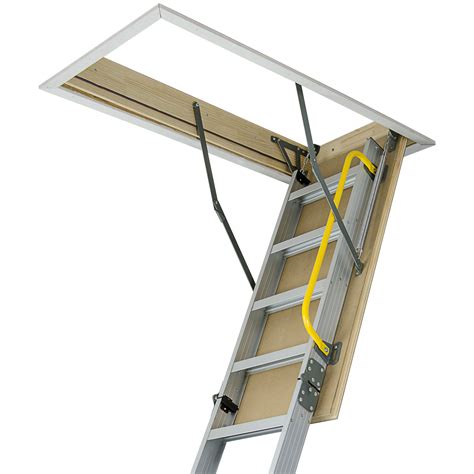 Kimberley 222 270m Deluxe Aluminium Attic Ladder Bunnings Warehouse