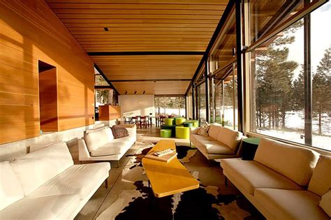 The Lake Tahoe Residence An Amazing Modern House With Large Windows