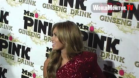 Paulina Gretzky Arrives At Mr Pink Ginseng Drink Launch Party Youtube