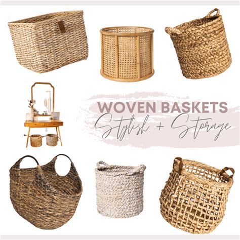 Pawhut woven banana leaf elevated cat bed wicker kitten basket pet den. Woven Baskets for Storage - Chic Inexpensive Storage Ideas