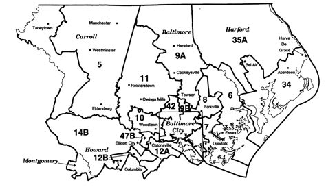 Maryland Baltimore County Map