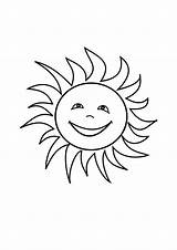 Sun Coloring Pages Kids Printable Sunset Preschoolers Colouring Color Ocean Print Getcolorings Results Bestcoloringpagesforkids sketch template
