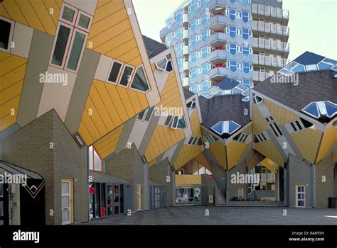 Elk129 6708 Netherlands Rotterdam Cube House Apartments Stock Photo Alamy