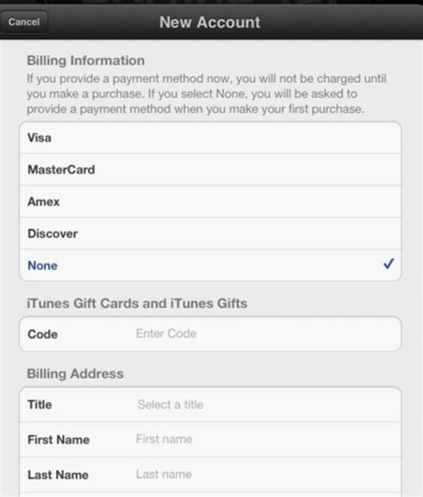 Tap create new apple id. How to set up App Store Account without a Credit Card?