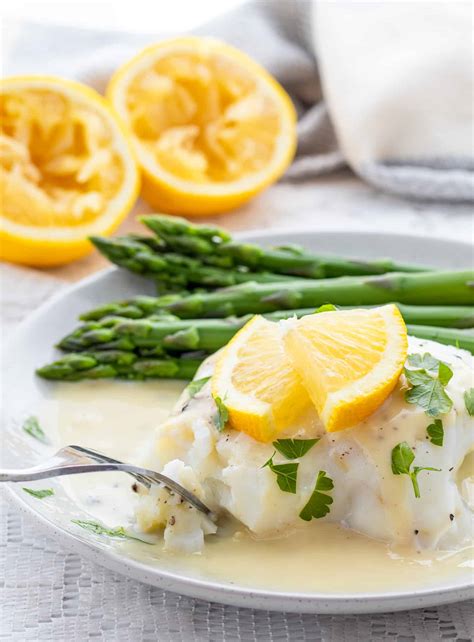 Fish With Easy Lemon Garlic Sauce