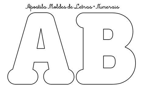 Molde De Letras Para Imprimir Alfabeto Completo Fonte Vazada