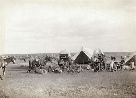 Cowboy Camp 1887 Photograph By Granger Pixels