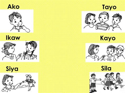 Kami Tayo Kayo Sila Panghalip Panao Worksheets Grade 1 Sasakyan Tayo
