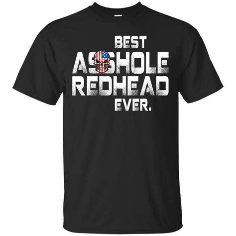 Best Asshole Redhead Ever Shirt Hoodie Tank Golf T Shirts Funny Shirts