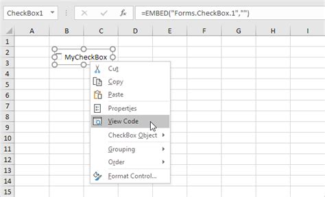 Check Box In Excel Vba In Easy Steps