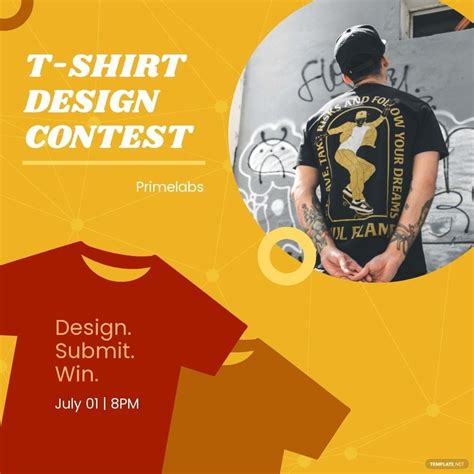 T Shirt Design Contest Template