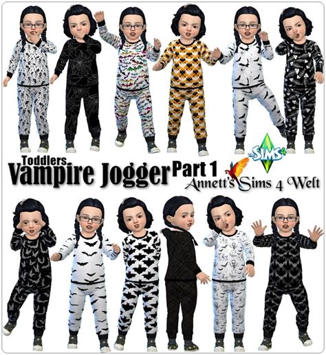 Toddlers Vampire Jogger At Annetts Sims 4 Welt Sims 4 Updates