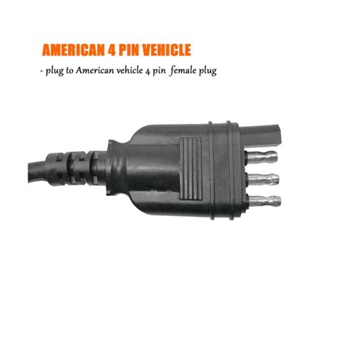 Trailer Connector Usa 4 Pin Flat Plug To European 7 Pin Connector Shein Usa