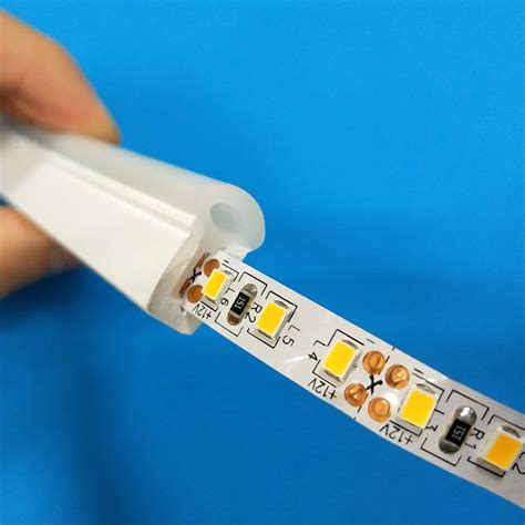 8mm17mm Led Neon Flexible Silicone Tube Led Channel Diffuser For 8 Mm
