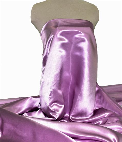 Bridal Satin Fabric 1 Yard Helio Purple 60 Wide Etsy