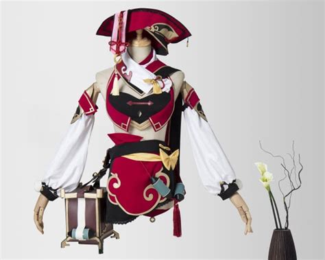 Genshin Impact Yanfei Costume Cosplay Suit Women Outfit Etsy