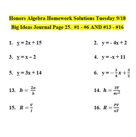 Online algebra 2 tutors algebra 2 homework help al. Naumann Algebra 1 - Home