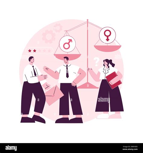 Gender Discrimination Abstract Concept Vector Illustration Sexism
