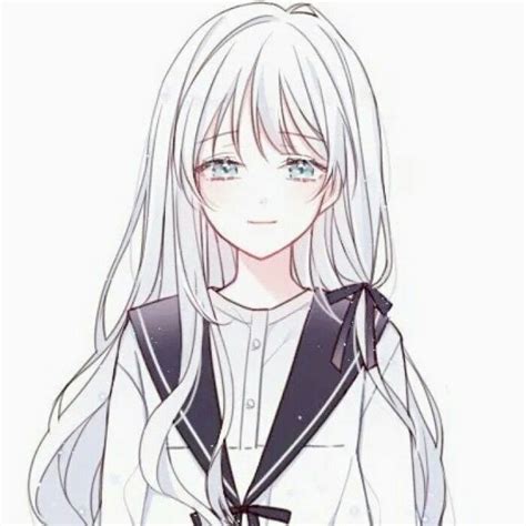 Anime Girl White Hair And Blue Eyes Image 7243240 On