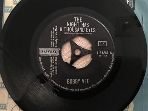 Bobby Vee The Night Has A Thousand Eyes Anonymous Phone Call 1962 Vinyl Discogs