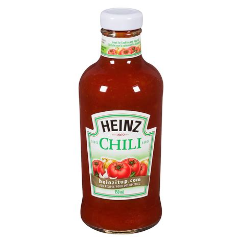 Heinz Chili Sauce 750ml 25 4 Fl Oz Pack Of 12 {imported From Canada