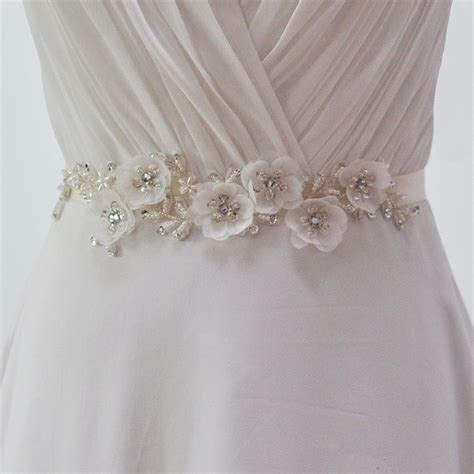 S249 Beauty Flower Belt Wedding Dress Belt Decoration Bridal Belt