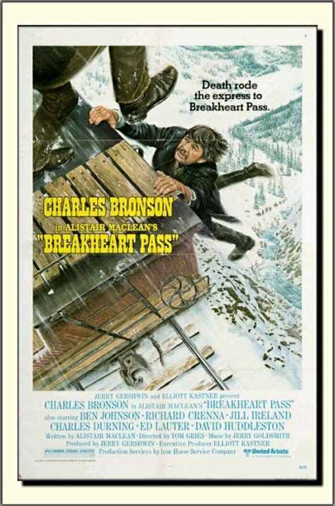 Breakheart Pass 1975 Movie Posters Charles Bronson Western Movies