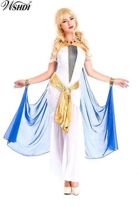 halloween sexy egyptian cleopatra costume ladies ancient pharaoh queen roman greek goddess fancy