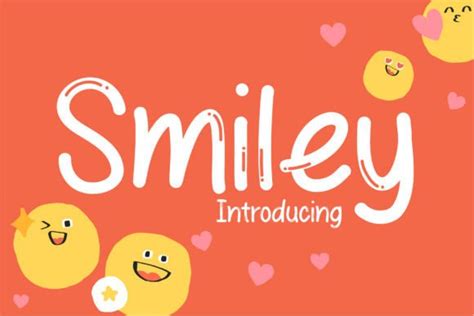 Smiley Font By Fox7 · Creative Fabrica