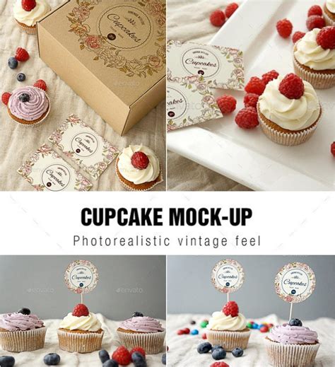 cupcake mockup
