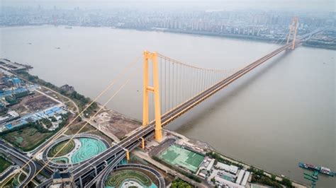 Worlds Longest Double Deck Suspension Bridge Opens To Traffic China Plus