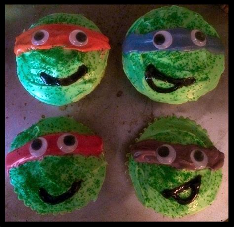 Teenage Mutant Ninja Turtles Cupcakes Tmnt Ninja Turtle Cupcakes