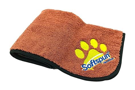 Softspun Microfiber Pet Towel 380 Gsm Ultra Absorbent For Drying Pets