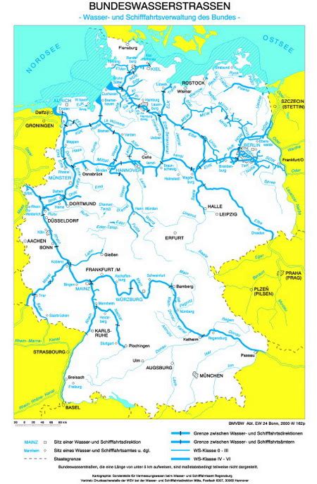 Hauptstrecken der bundeswasserstraßen in deutschland. Das deutsche Wasserstraßennetz - Medienwerkstatt-Wissen © 2006-2017 Medienwerkstatt
